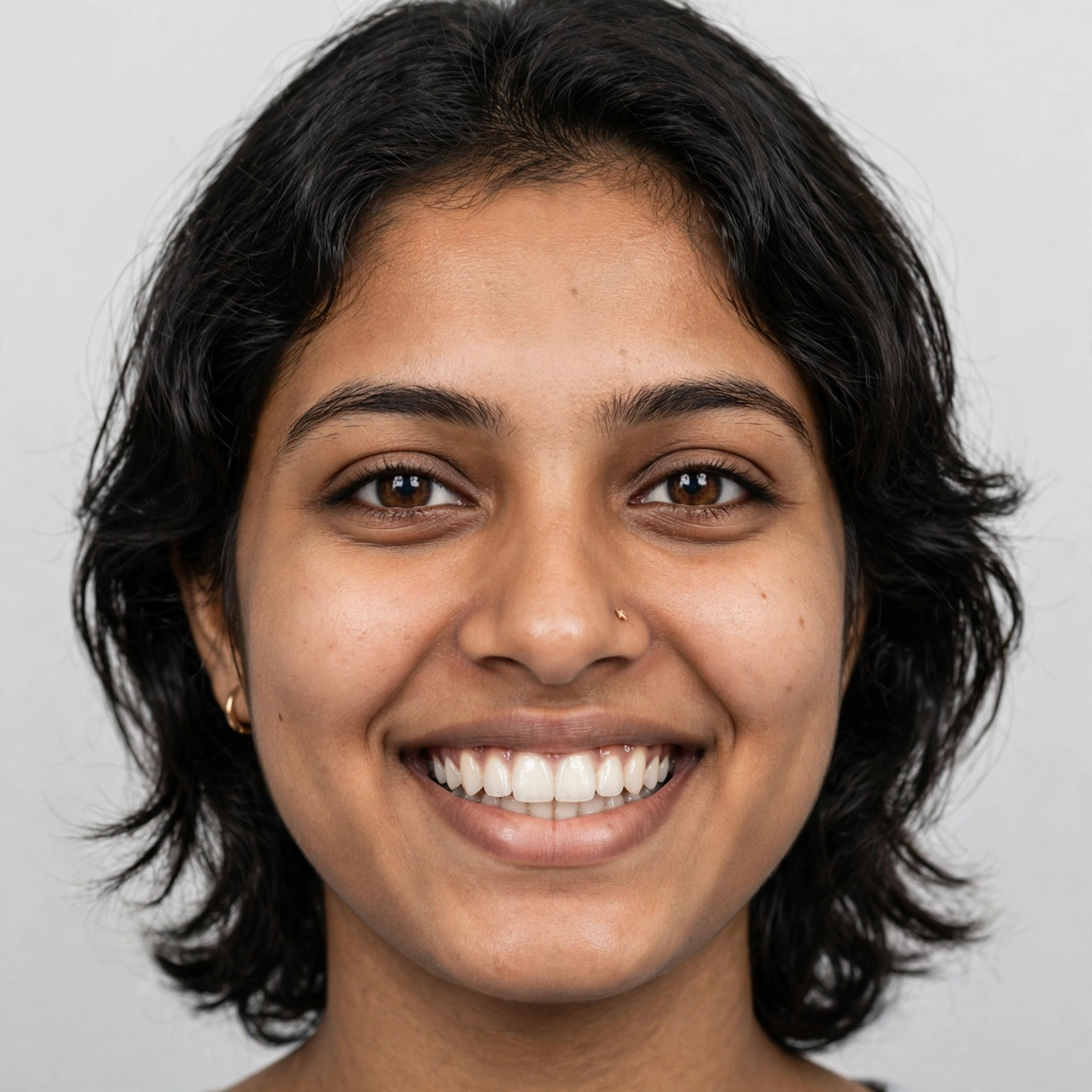 Smile after braces treatment